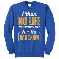 I Have No Life IM Studying For The Bar Exam Funny Cute Gift Sweatshirt