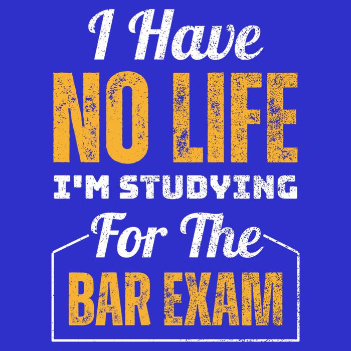 I Have No Life IM Studying For The Bar Exam Funny Cute Gift Tall T-Shirt
