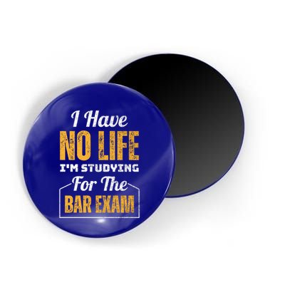 I Have No Life IM Studying For The Bar Exam Funny Cute Gift Magnet