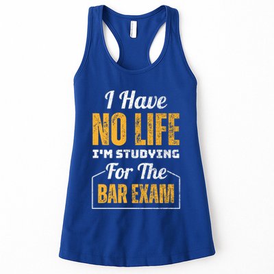 I Have No Life IM Studying For The Bar Exam Funny Cute Gift Womens Tank Top