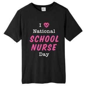 I Heart National School Nurse Day Great Gift Great Gift Tall Fusion ChromaSoft Performance T-Shirt