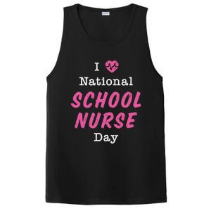 I Heart National School Nurse Day Great Gift Great Gift PosiCharge Competitor Tank