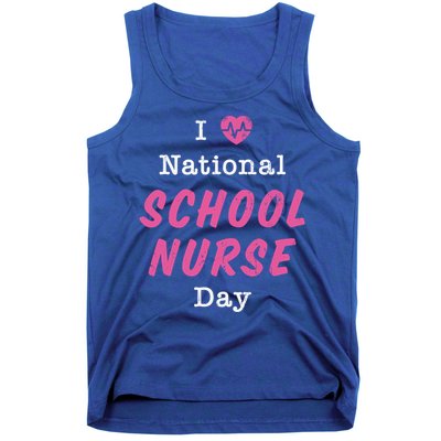 I Heart National School Nurse Day Great Gift Great Gift Tank Top