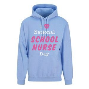 I Heart National School Nurse Day Great Gift Great Gift Unisex Surf Hoodie