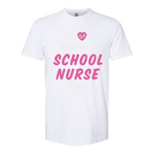 I Heart National School Nurse Day Great Gift Great Gift Softstyle CVC T-Shirt