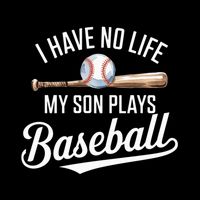 I Have No Life My Son Plays Baseball Cool Baseball Mom And Dad Gift Impact Tech Backpack