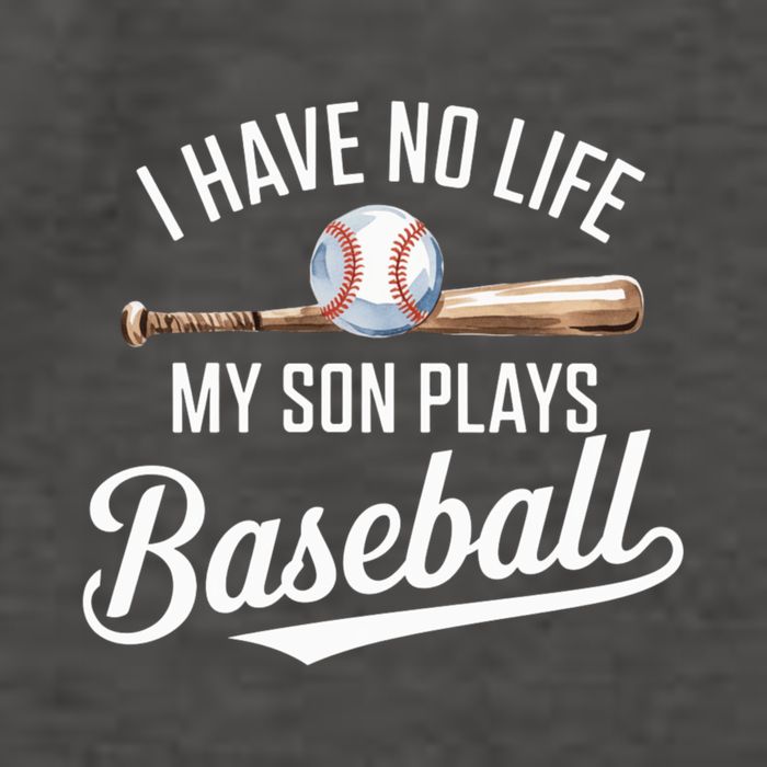 I Have No Life My Son Plays Baseball Cool Baseball Mom And Dad Gift Vector Backpack
