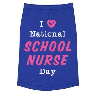 I Heart National School Nurse Day Gift Cute Gift Doggie Tank