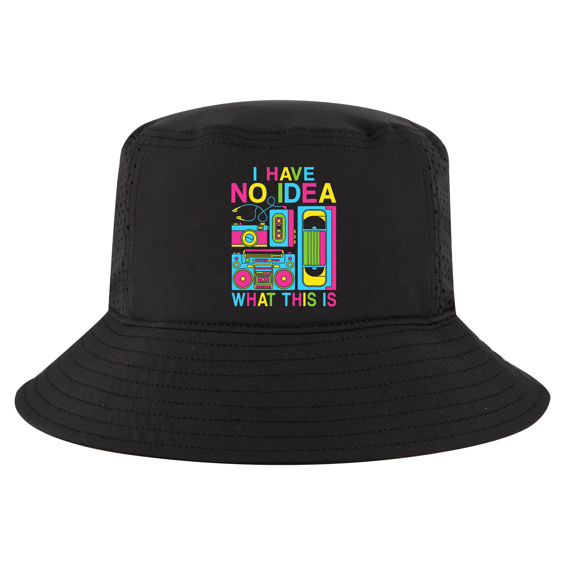 I Have No Idea What This Is 80s 90s Outfit Cool Comfort Performance Bucket Hat