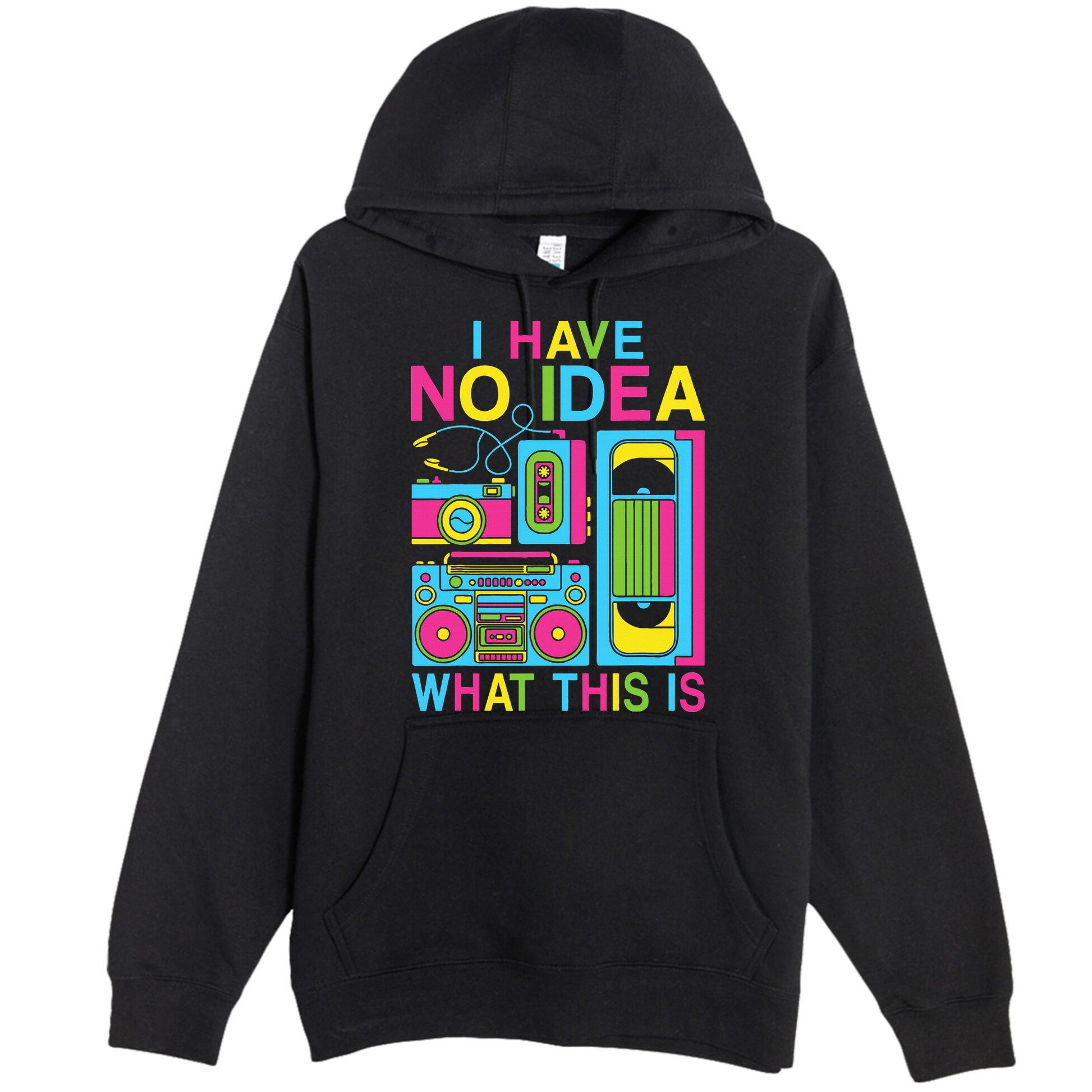 I Have No Idea What This Is 80s 90s Outfit Premium Pullover Hoodie