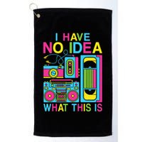 I Have No Idea What This Is 80s 90s Outfit Golf Towel