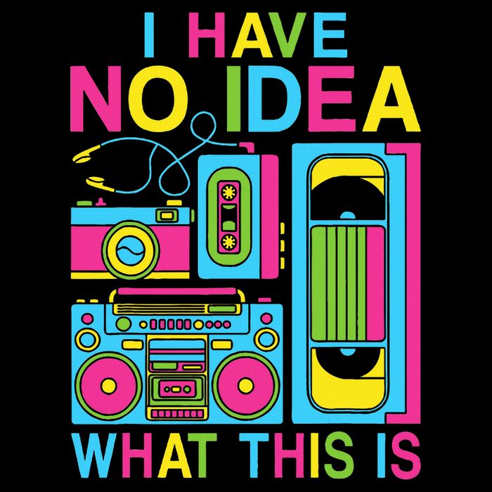 I Have No Idea What This Is 80s 90s Outfit Cropped Pullover Crew