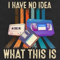 I Have No Idea What This Is Retro 70s 80s 90s Years Garment-Dyed Fleece Hoodie