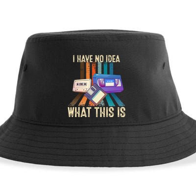 I Have No Idea What This Is Retro 70s 80s 90s Years Sustainable Bucket Hat