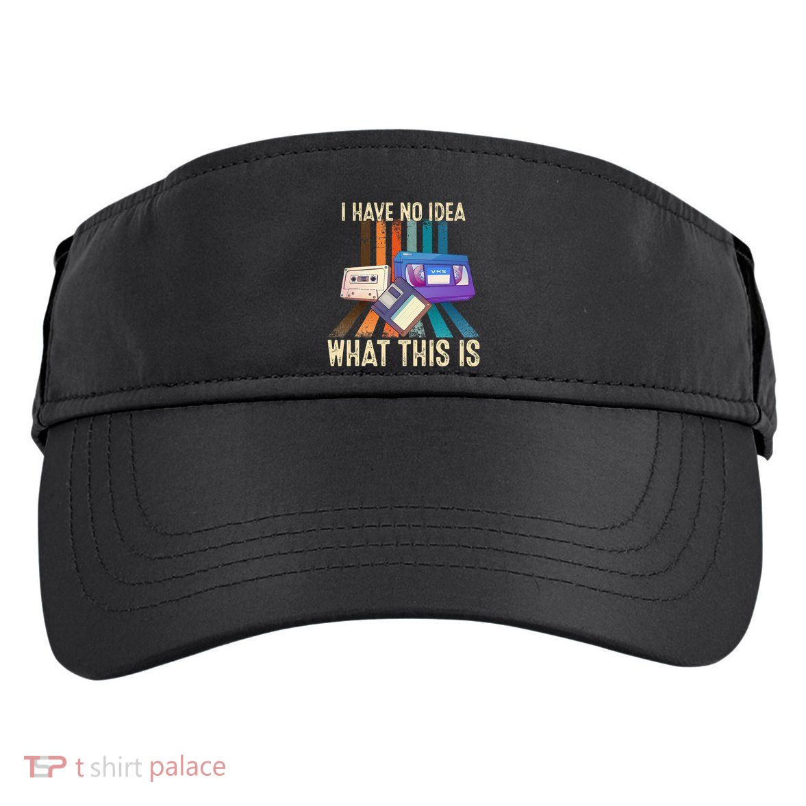 I Have No Idea What This Is Retro 70s 80s 90s Years Adult Drive Performance Visor