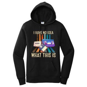 I Have No Idea What This Is Retro 70s 80s 90s Years Women's Pullover Hoodie