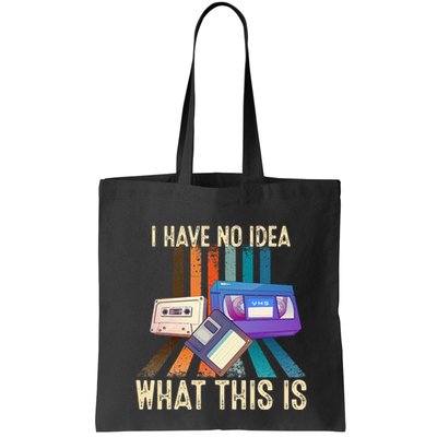 I Have No Idea What This Is Retro 70s 80s 90s Years Bag