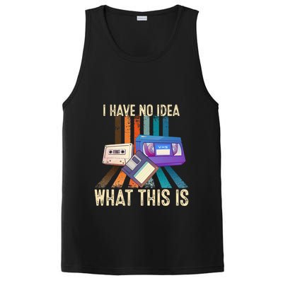 I Have No Idea What This Is Retro 70s 80s 90s Years PosiCharge Competitor Tank