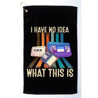 I Have No Idea What This Is Retro 70s 80s 90s Years Golf Towel
