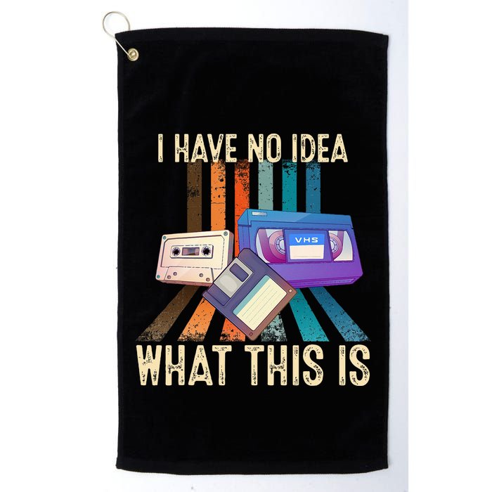 I Have No Idea What This Is Retro 70s 80s 90s Years Golf Towel