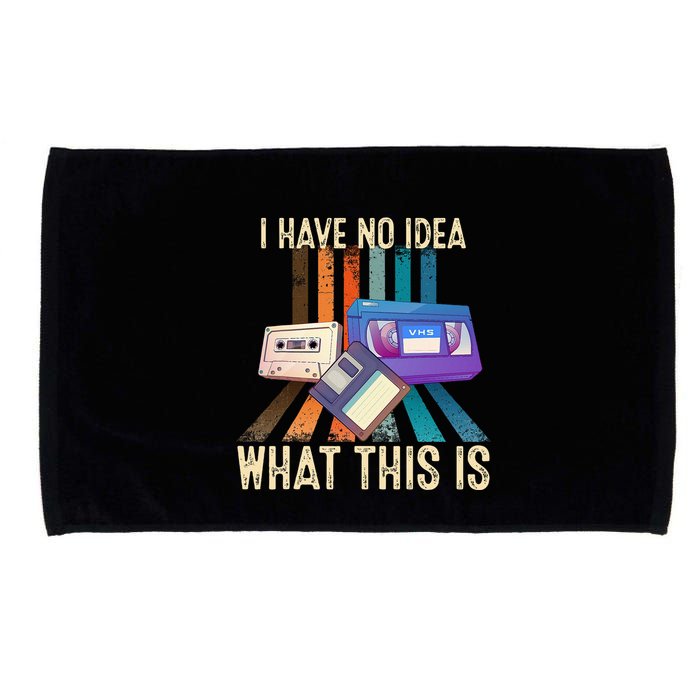 I Have No Idea What This Is Retro 70s 80s 90s Years Microfiber Hand Towel
