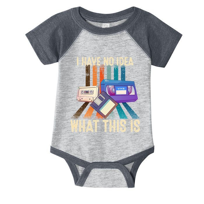 I Have No Idea What This Is Retro 70s 80s 90s Years Infant Baby Jersey Bodysuit