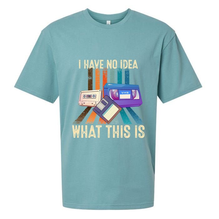 I Have No Idea What This Is Retro 70s 80s 90s Years Sueded Cloud Jersey T-Shirt