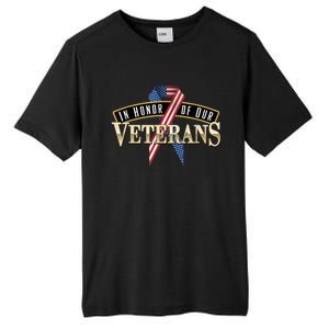 In Honor Of Our Veterans - Veterans Day Tall Fusion ChromaSoft Performance T-Shirt