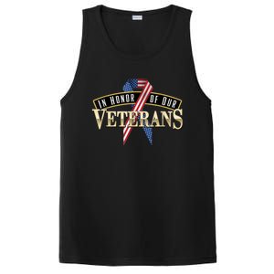 In Honor Of Our Veterans - Veterans Day PosiCharge Competitor Tank