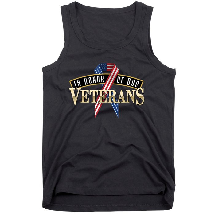 In Honor Of Our Veterans - Veterans Day Tank Top