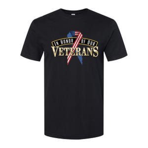 In Honor Of Our Veterans - Veterans Day Softstyle CVC T-Shirt