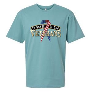 In Honor Of Our Veterans - Veterans Day Sueded Cloud Jersey T-Shirt