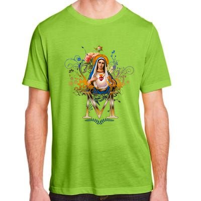 Immaculate Heart Of Mary Devotion Funny Gift Catholic Blessing Gift Adult ChromaSoft Performance T-Shirt