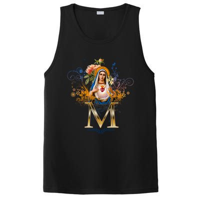 Immaculate Heart Of Mary Devotion Funny Gift Catholic Blessing Gift PosiCharge Competitor Tank