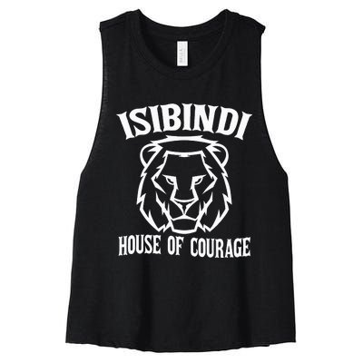 Isibindi House Of Courage House Rca Givers School Spirit Women's Racerback Cropped Tank