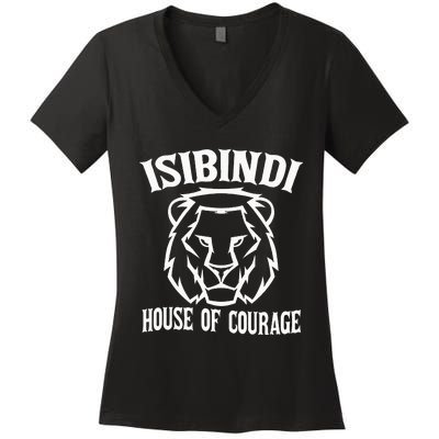 Isibindi House Of Courage House Rca Givers School Spirit Women's V-Neck T-Shirt