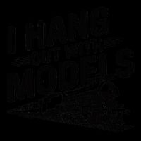 I Hang Out With Models Conductor Model Train Railway 16oz Travel Tumbler