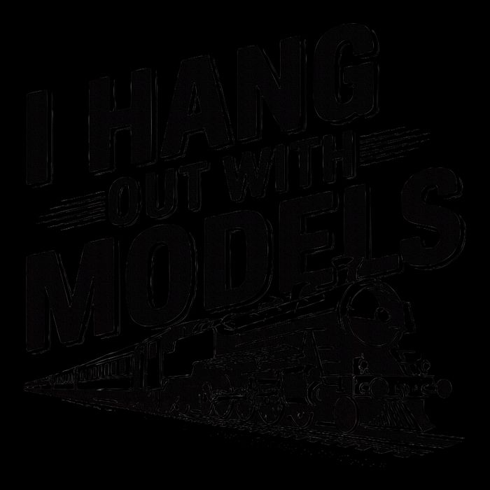 I Hang Out With Models Conductor Model Train Railway 16oz Travel Tumbler