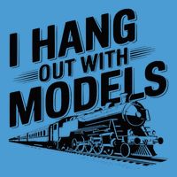 I Hang Out With Models Conductor Model Train Railway Tie Dye Hoodie