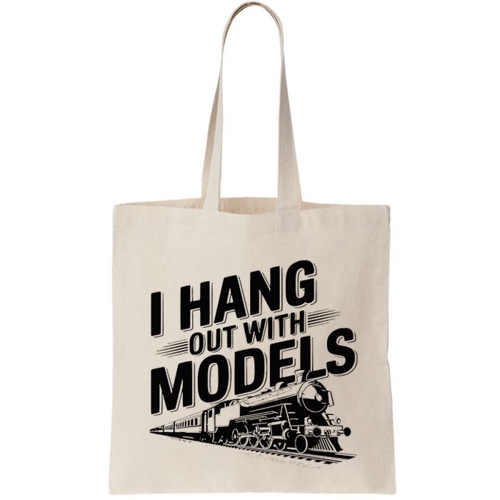 I Hang Out With Models Conductor Model Train Railway Bag