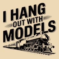 I Hang Out With Models Conductor Model Train Railway Bag