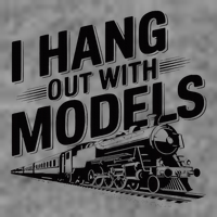 I Hang Out With Models Conductor Model Train Railway Toddler Sweatshirt