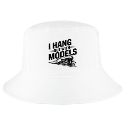 I Hang Out With Models Conductor Model Train Railway Cool Comfort Performance Bucket Hat