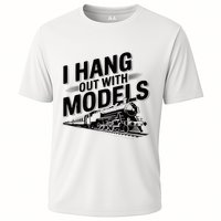 I Hang Out With Models Conductor Model Train Railway Performance Shirt