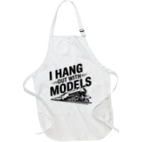 I Hang Out With Models Conductor Model Train Railway Apron
