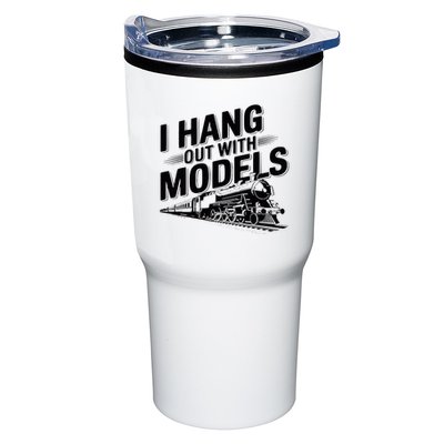 I Hang Out With Models Conductor Model Train Railway Tumbler