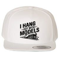 I Hang Out With Models Conductor Model Train Railway Wool Snapback Cap