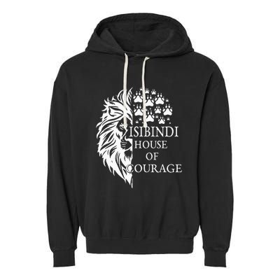 Isibindi House Of Courage Rca School Social Isibindi Green Garment-Dyed Fleece Hoodie