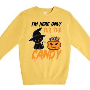 I'm Here Only For The Candy Premium Crewneck Sweatshirt