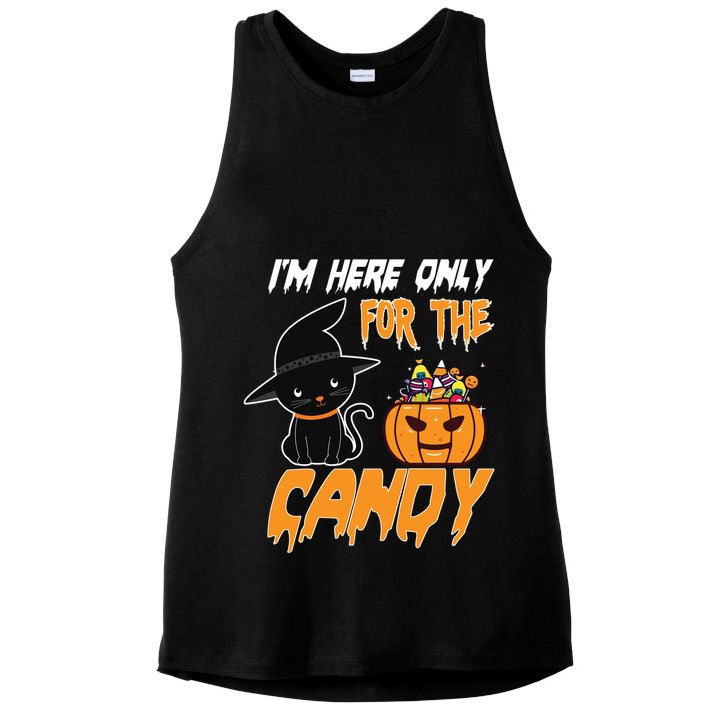 I'm Here Only For The Candy Ladies PosiCharge Tri-Blend Wicking Tank